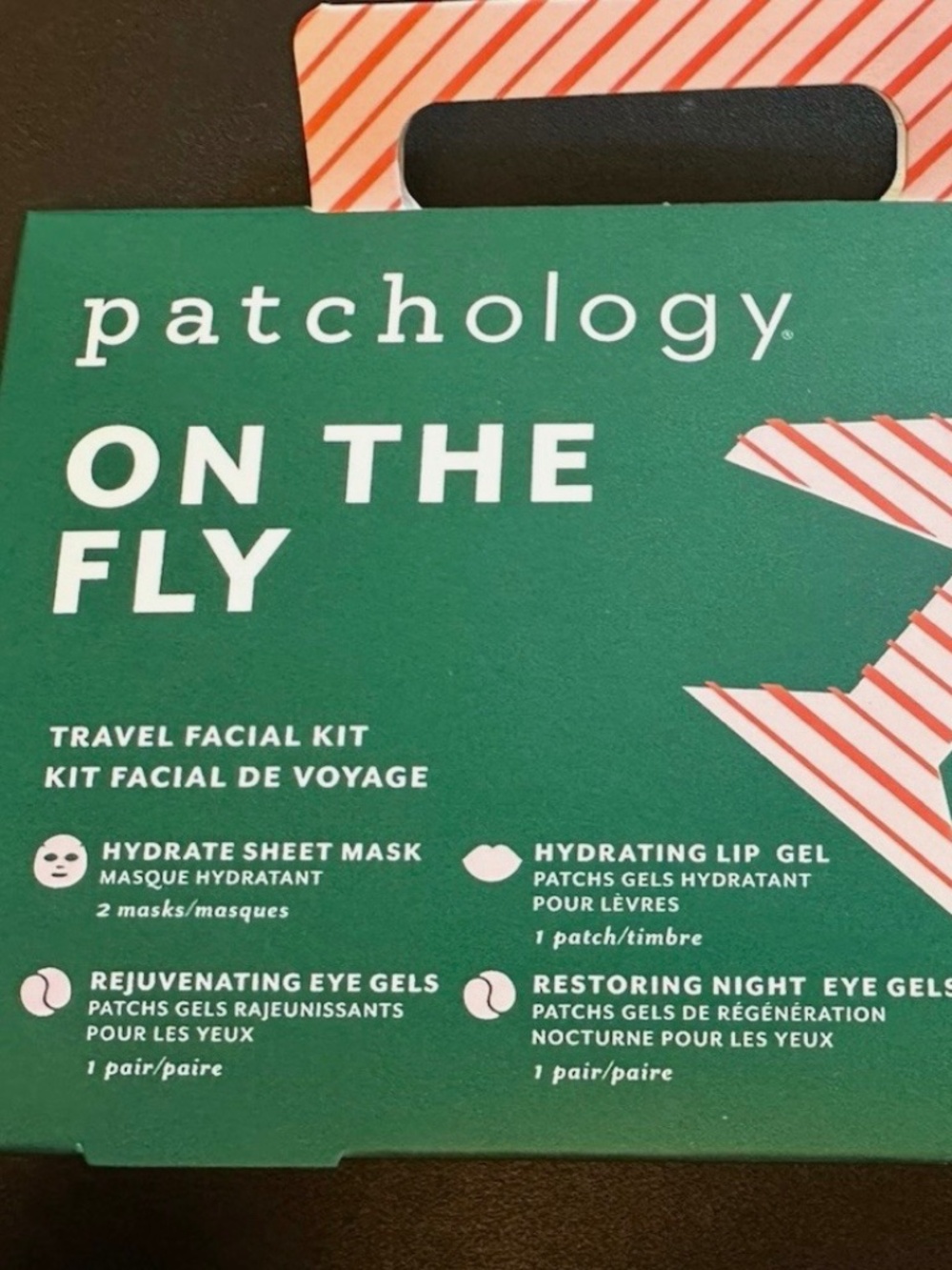 New Travel Facial Kit On The Fly Skincare Essentials by Patchology Masks Gels